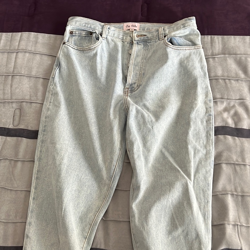 Crybaby jeans size 29 light wash straight leg